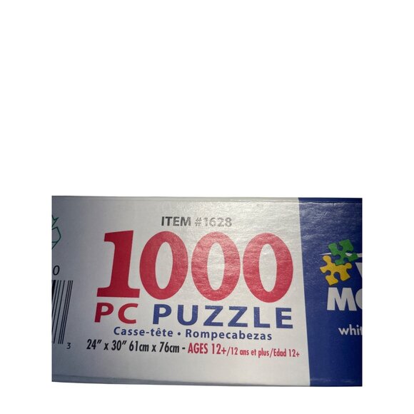 White Mountain 1000 Pc Puzzle Yard Sale Hunt Steve Crisp Summer Market - Picture 2 of 3